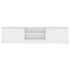 Mobile TV bianco lucido 140x40x35,5 cm Materiale a base di Anteprima dell’immagine prodotto 21