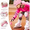 Schutzset Kinder 7-teilig mit Helm Knieschoner Produktbild-Vorschau 3