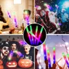 Collage of images showing people using LED glow sticks at parties and events, including Halloween and Christmas. Náhled obrázku produktu