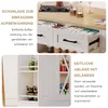 120cm tragbare Kücheninsel mit Klappbarem Esstisch, AC- und Produktbild-Vorschau 10