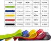 Set di 5 bande elastiche per il fitness Pourex con diversi Anteprima dell’immagine prodotto 7