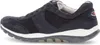 A side view of a single blue sneaker. Voir les images du produit