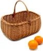 MyBer® Korb Weidenkorb Einkaufskorb Picknickkorb 33/23/13cm Produktbild-Vorschau 2