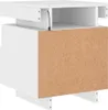 vidaXL Nočný stolík s LED svetlami biely 40x39x48,5 cm Náhľad obrázku produktu 6