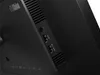 A close-up view of the side ports of a black computer monitor. Produktbild-Vorschau