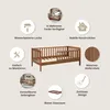 Petite Amélie Kinderbett Plume - 70x140 cm - Walnuss - mit Produktbild-Vorschau 3