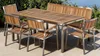 ALEOS. Gartengarnitur Edelstahl Teak Set mit Esstisch Produktbild-Vorschau 3