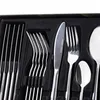 A close-up view of a cutlery set neatly arranged in a black case. Náhled obrázku produktu