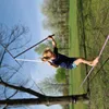 Slackline Set mit Halteseil, Blue Stars, 15 Meter, Produktbild-Vorschau 2