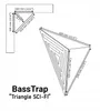 2-dílný stropní rohový basový lapač "Triangle-SCIFI" z Náhled obrázku produktu 4