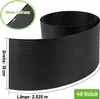SWANEW 40 Stück Premium Hart-PVC Sichtschutzstreifen für Produktbild-Vorschau 2