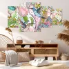 Bild auf Leinwand - Leinwandbild - Vogel Schmetterling Produktbild-Vorschau 7