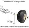 15x6.00-6 Grass Lawnmower Wheel Wanda 4ply P332 Tyre Fitted Voir les images du produit 8