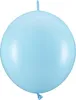 Latexballon 28 cm Verbindungsballon Pastell Baby Blau | 20 Produktbild-Vorschau 1
