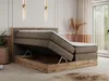 Boxspring kontinentální postel VENETO KING kombinace dřeva Náhled obrázku produktu 2