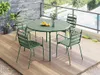 Runder Gartentisch  aus Metall – Durchmesser 110 cm – Produktbild-Vorschau 4