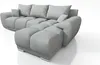 A light gray sectional sofa with a chaise lounge is shown from a diagonal angle against a white background. Produktbild-Vorschau