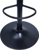Close-up of the base and lower stem of a black bar stool. Anteprima dell’immagine prodotto