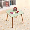 HJ_WeDoo Kindersitzgruppe Hellgrün, Kindertisch & 2 Stühle Produktbild-Vorschau 6