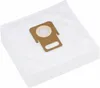 A stack of white vacuum cleaner bags with a brown cardboard connector. Anteprima dell’immagine prodotto