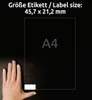 Avery L4736REV-10, Bílá, Laserová/inkoustová tiskárna, 45.7 Náhled obrázku produktu 4