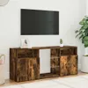 A TV stand with a television mounted above it in a room setting. Produktbild-Vorschau