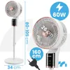 Turmventilator 60W mit Fernbedienung 3 Geschwindigkeiten Produktbild-Vorschau 2