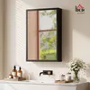 Armadietto a specchio kleankin, mobile da bagno a 3 Anteprima dell’immagine prodotto 2