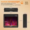 Kominek elektryczny COSTWAY 1500W z ogrzewaniem, Podgląd zdjęcia produktu 3