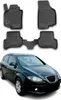 2005-2009 Seat Altea tappetini TPE nero 4 pezzi Anteprima dell’immagine prodotto 1