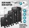MONZANA® 4tlg Kofferset Schloss Wäsche Organizer Produktbild-Vorschau 5