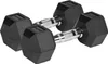 Rebel ACTIVE Rubber-coated cast iron dumbbells 2x8 kg Náhled obrázku produktu 4