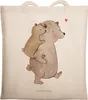 Mr. & Mrs. Panda Tote Bag Papa Bär - Transparent - Produktbild-Vorschau 1