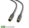 conecto HQ TV Antennenkabel - 4K UHD 1080p FULL HD HDTV 3D Produktbild-Vorschau 2