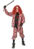 Děsivý klaunský kostým na Halloween pánský kostým barevný Náhled obrázku produktu 2