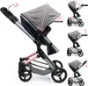 Carrozzina per bambole combinata Vario grigio/rosa con Anteprima dell’immagine prodotto 3