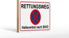 Holzschild Hinweis 18x12cm Rettungsweg Halteverbot nach Produktbild-Vorschau 2
