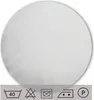 Kissenbezug rund 50 cm weiß Leinenoptik Kissenhülle Produktbild-Vorschau 10