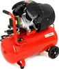 A red air compressor with a black motor and handle, shown from a three-quarter angle on a white background. Produktbild-Vorschau