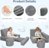 CAVEEN 14-częściowa miękka sofa do zabawy, meble do pokoju Podgląd zdjęcia produktu 7