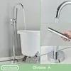 Moderne Badewannenarmatur, Zweigriff-Design, Warm- und Produktbild-Vorschau 2