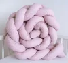400 cm ROSA Geflochtenes Kissen Zierkissen Dekokissen Bettschlange Bettumrandung Zugluftstopper Produktbild-Vorschau