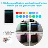 LED Nachttisch,Schwarz Front Hochglanz Nachtschrank, Produktbild-Vorschau 3