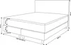 VENASI Boxspringbett 180x200, Paris Doppelbett Schwarz Produktbild-Vorschau 7