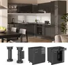 Küchenunterschrank Vicco R-Line Anthrazit Hochglanz 80 cm , Produktbild-Vorschau 4
