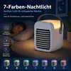 USB 3in1 Luftkühler Ventilator mit Befeuchtung, LED Licht, Produktbild-Vorschau 7