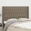 vidaXL Kopfteil mit Ohren Taupe 147x16x118/128 cm Stoff -  Produktbild-Vorschau 2