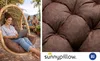 sunnypillow Hängesessel Kissen - Auflage für Rattan & Produktbild-Vorschau 4