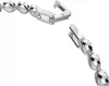 A close-up view of a silver bracelet clasp, showing the Swarovski logo. Náhľad obrázku produktu