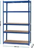 Wiltec Schwerlastregal 100x50x204cm, 200kg/Ebene, Produktbild-Vorschau 7